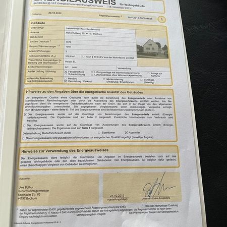 2-Zimmer Appartement in Bochum-Stiepel